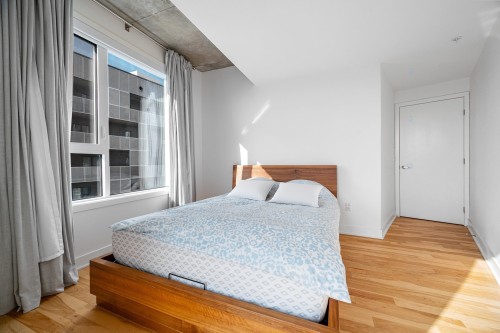 Chambre à coucher principale - 599-4220 Rue Augustin-Frigon, Montréal (Rosemont/La Petite-Patrie), QC - Indoor Photo Showing Bedroom