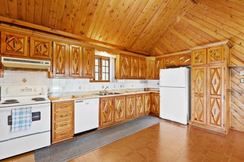 Cuisine - 131 Rue Des Bouleaux, Entrelacs, QC - Indoor Photo Showing Kitchen With Double Sink