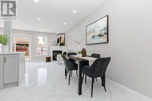 641 Macbeth Heights, Mississauga, ON - Indoor Photo Showing Dining Room With Fireplace