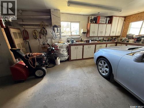 737 Third Street, Estevan, SK - Indoor Photo Showing Garage