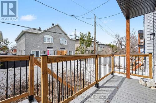 Rear Balcony - 838 Alpine Avenue, Ottawa, ON - Outdoor With Deck Patio Veranda With Exterior