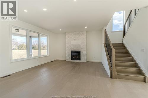 4508 Ursula, Comber, ON - Indoor With Fireplace