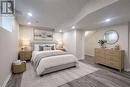 Virtually Staged Bedroom - Basement - 263 Wright Crescent, Ajax, ON  - Indoor Photo Showing Bedroom 