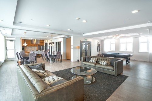 Salle communautaire - 605-9185 Rue Lennon, Brossard, QC - Indoor Photo Showing Living Room