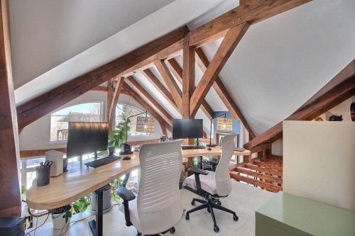 Bureau - 51 Rue Du Lac, Saint-Marc-De-Figuery, QC - Indoor Photo Showing Office