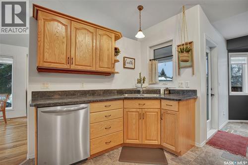439 Braemar Court, Saskatoon, SK - Indoor Photo Showing Kitchen With Double Sink