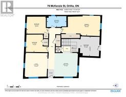 Floor plan main floor - 