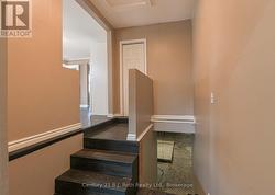 Side door entry to main floor and basement - 