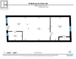 Floor plan for upper level - 