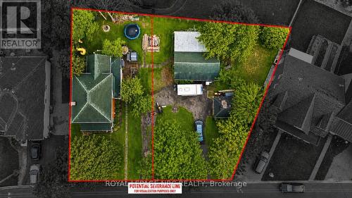 Potential Severance Line For Visualization Purpose - 3436 Rittenhouse Road, Lincoln (Lincoln-Jordan/Vineland), ON - 
