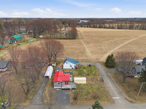 Aerial View - 23 Rue Aldéas-Lachapelle, Saint-François-Du-Lac, QC - Outdoor With View