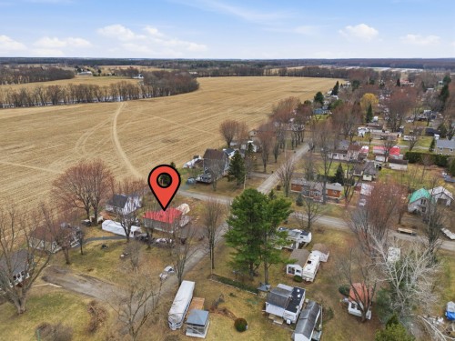 Aerial View - 23 Rue Aldéas-Lachapelle, Saint-François-Du-Lac, QC - Outdoor With View