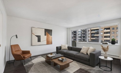 Salon - 111-3450 Rue Drummond, Montréal (Ville-Marie), QC - Indoor Photo Showing Living Room