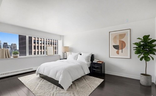 Chambre à coucher - 1803-3450 Rue Drummond, Montréal (Ville-Marie), QC - Indoor Photo Showing Bedroom