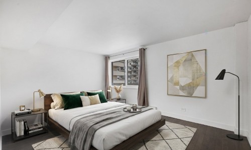 Chambre à coucher - 1803-3450 Rue Drummond, Montréal (Ville-Marie), QC - Indoor Photo Showing Bedroom