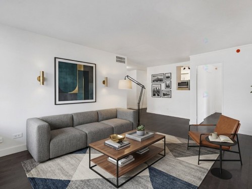 Salon - 1803-3450 Rue Drummond, Montréal (Ville-Marie), QC - Indoor Photo Showing Living Room