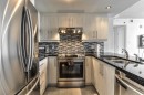 Cuisine - 604-6550 Boul. Henri-Bourassa O., Montréal (Saint-Laurent), QC  - Indoor Photo Showing Kitchen With Double Sink With Upgraded Kitchen 