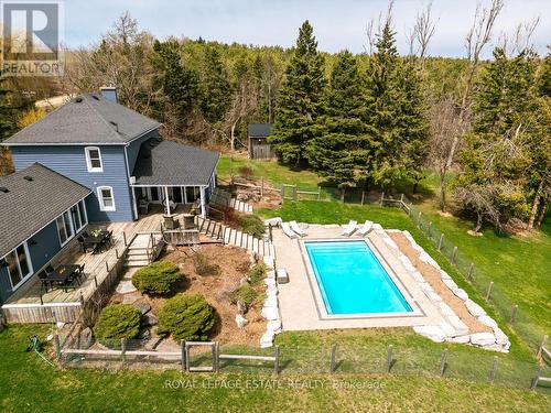 798377 Third Line E, Mulmur, ON - Outdoor With In Ground Pool With Deck Patio Veranda