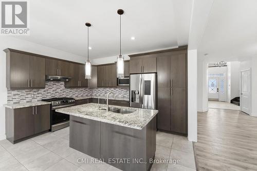 12 Mitten Court, Hamilton, ON - Indoor Photo Showing Kitchen With Double Sink With Upgraded Kitchen