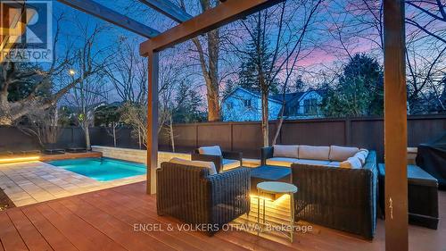 592 Brierwood Avenue, Ottawa, ON - Outdoor With In Ground Pool With Deck Patio Veranda
