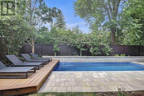 592 Brierwood Avenue, Ottawa, ON - Outdoor With In Ground Pool With Backyard