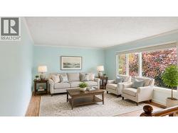 digitally altered to show the room with furniture - 
