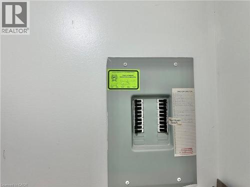 Electrical panel in Utility Room - 60 Donly Drive S Unit# 101, Simcoe, ON - Indoor