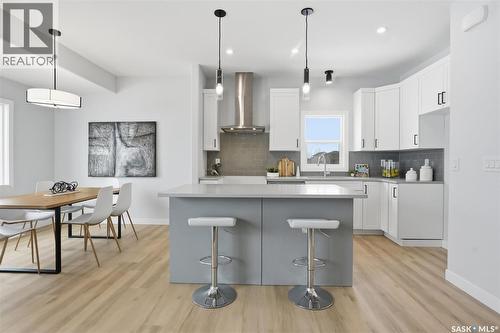 410 Leskiw Bend, Saskatoon, SK - Indoor Photo Showing Kitchen With Upgraded Kitchen