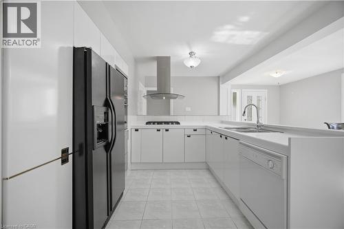 3 Donata Drive, Mississauga, ON - Indoor Photo Showing Kitchen With Double Sink