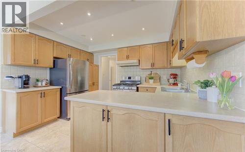 159 Burnett Avenue, Cambridge, ON - Indoor Photo Showing Kitchen With Double Sink