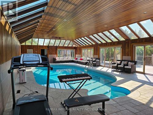 5859 Riverside Place, Mississauga, ON - Outdoor With In Ground Pool With Deck Patio Veranda With Exterior