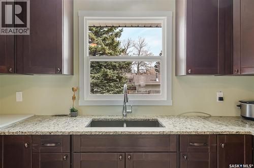 155 Broad Street, Lumsden, SK - Indoor Photo Showing Kitchen With Double Sink