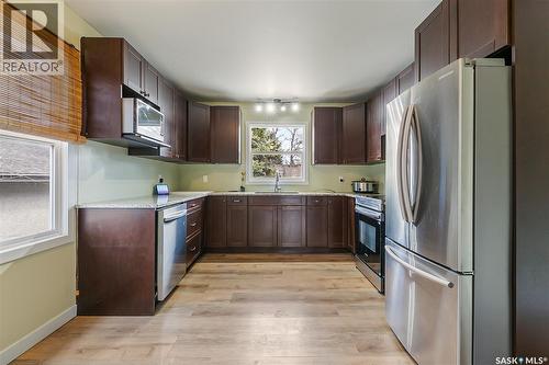 155 Broad Street, Lumsden, SK - Indoor Photo Showing Kitchen With Stainless Steel Kitchen