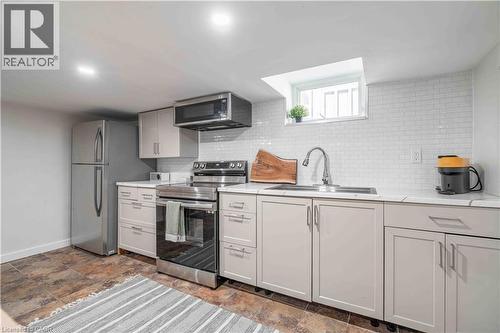 203 Wood Street E, Hamilton, ON - Indoor Photo Showing Kitchen