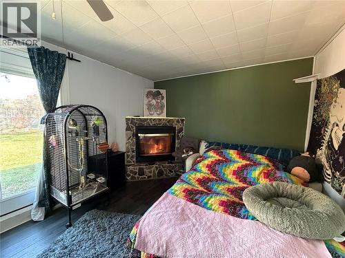 858 Laporte, Windsor, ON - Indoor Photo Showing Bedroom With Fireplace