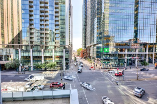 Overall view - 307-1155 Rue De La Montagne, Montréal (Ville-Marie), QC - Outdoor With Balcony With Facade
