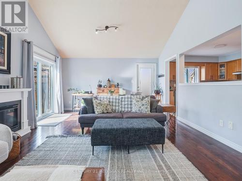 631 Doon South Drive, Kitchener, ON - Indoor Photo Showing Living Room With Fireplace