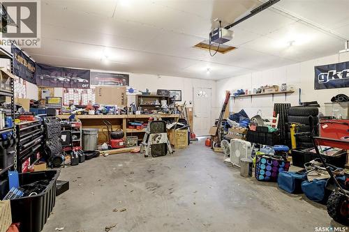 87 Carmichael Road, Regina, SK - Indoor Photo Showing Garage
