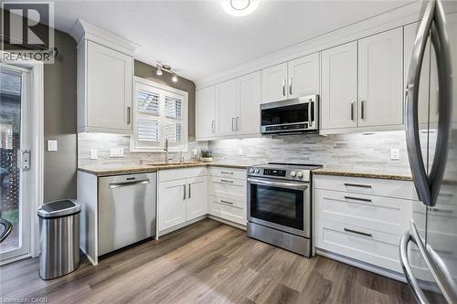 79 Fairlake Drive, Cambridge, ON - Indoor Photo Showing Kitchen With Stainless Steel Kitchen With Upgraded Kitchen