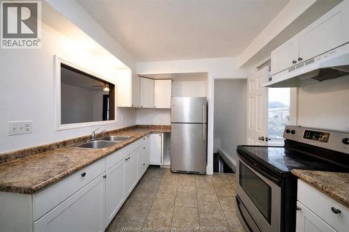 3463 Harris Street, Windsor, ON - Indoor Photo Showing Kitchen With Double Sink