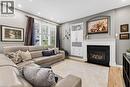 5901 Chercover Court, Burlington, ON  - Indoor Photo Showing Living Room With Fireplace 