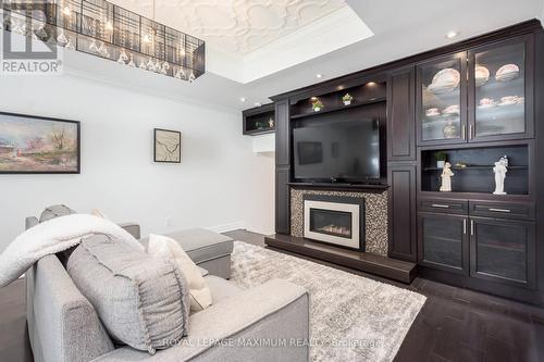 55 Ashmount Crescent, Toronto, ON - Indoor Photo Showing Living Room With Fireplace