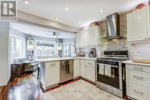 Newer White Kitchen - 1279 Old English Lane, Oakville, ON - Indoor Photo Showing Kitchen
