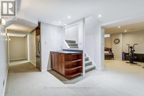 Wet bar by the stairs - 1279 Old English Lane, Oakville, ON - Indoor
