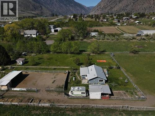 Blue Home & Horse Shelter - 2626 Highway 3, Keremeos, BC 