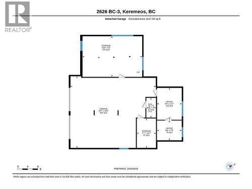 Detached Garage - 2626 Highway 3, Keremeos, BC 