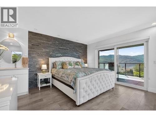 Primary Bedroom with Private Balcony - 3859 Carrall Road, West Kelowna, BC 