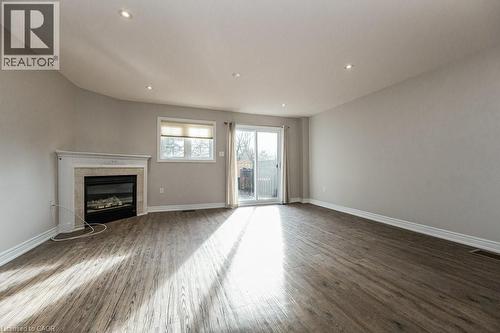 3542 Fowler Court, Burlington, ON - Indoor Photo Showing Living Room With Fireplace