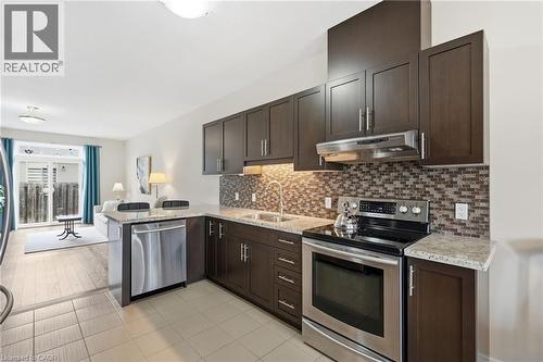 3 Ecker Lane, Binbrook, ON - Indoor Photo Showing Kitchen With Double Sink With Upgraded Kitchen