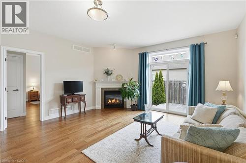 3 Ecker Lane, Binbrook, ON - Indoor Photo Showing Living Room With Fireplace